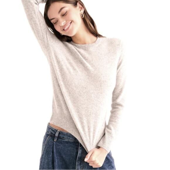 Naadam Women's Cement The Original Cashmere Sweater Size XXS - Picture 2 of 13